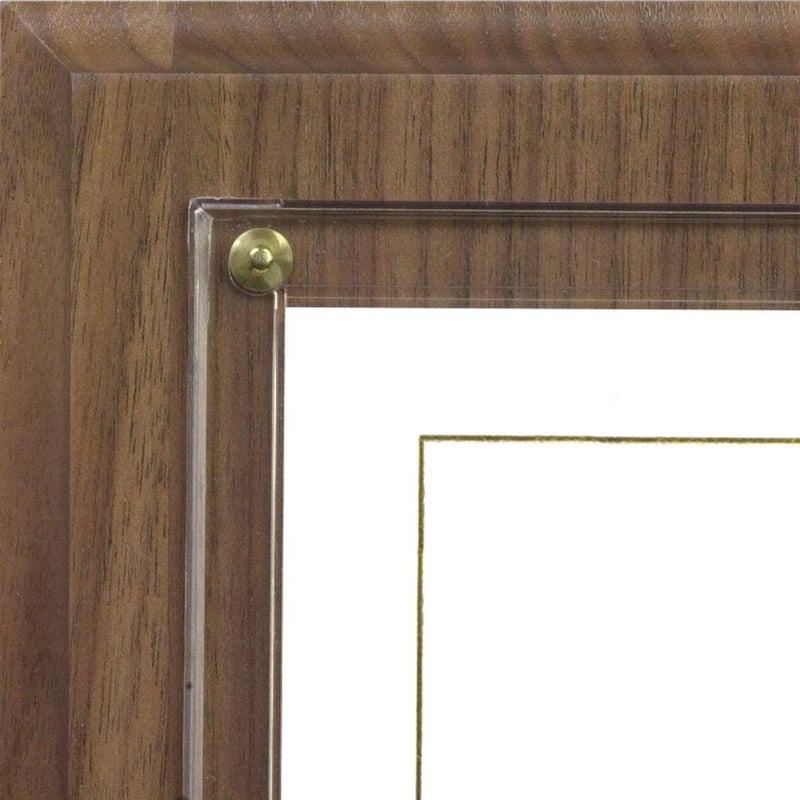 Walnut Grove Slide-in Certificate Plaque and Document Holder (Walnut) - Image 1